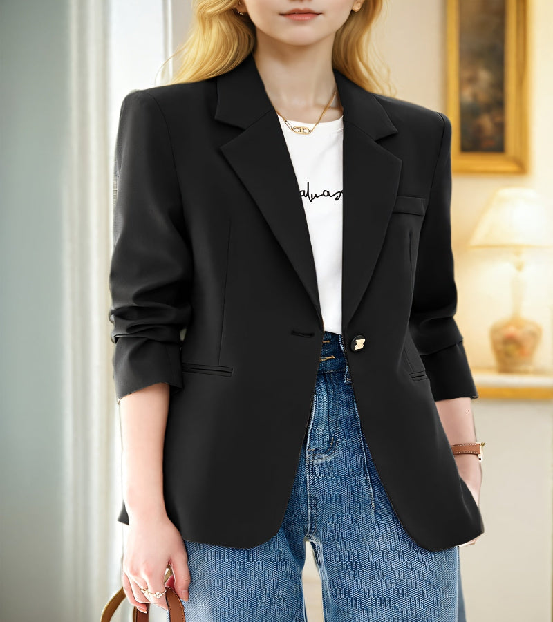 Blazer Elegante – Look Seoul Chic