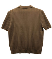Camisa Polo Masculina em Malha Canelada – Estilo Casual e Atemporal