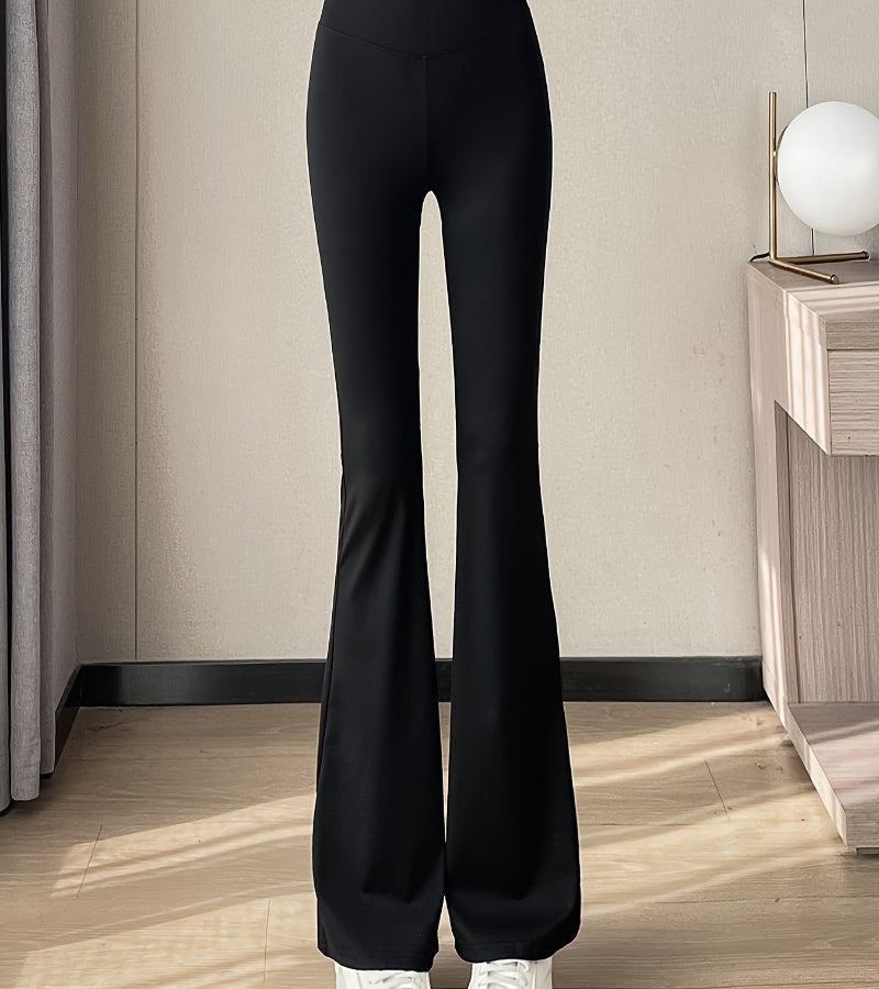 Calça Flare de Cintura Alta Feminina – Elegância e Conforto em um Só Look