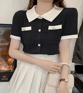 Camisa Social Feminina Estilo Coreano – Elegância e Modernidade