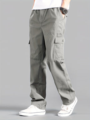 Calça cargo masculina estilo coreano
