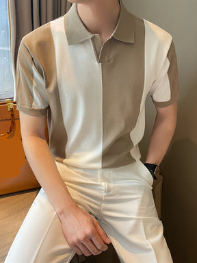 Camisas moda Corena em blocos de cores