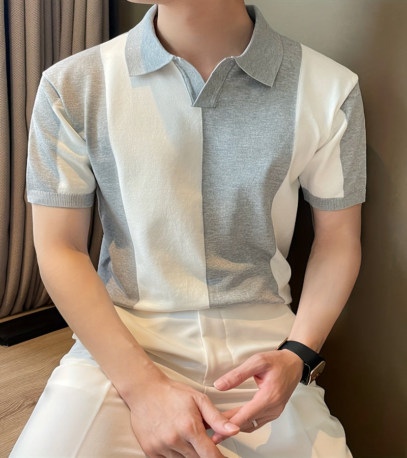 Camisas moda Corena em blocos de cores