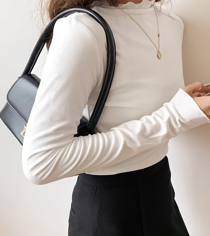 Camisa Térmica Feminina de Manga Comprida – Conforto e Estilo em Todas as Estações