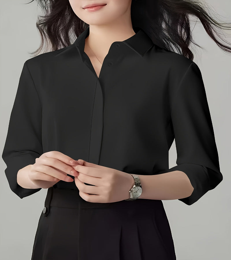 Camisa Elegante – Look Seoul Grace