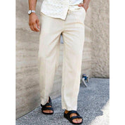 Calça Baggy Alfaiataria Linho Masculina Folgada Casual Streetwear Calça Balão Bag Promoção