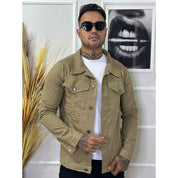 Jaqueta Jeans Masculina 100% Algodão Premium Casaco Blusa de Frio Inverno