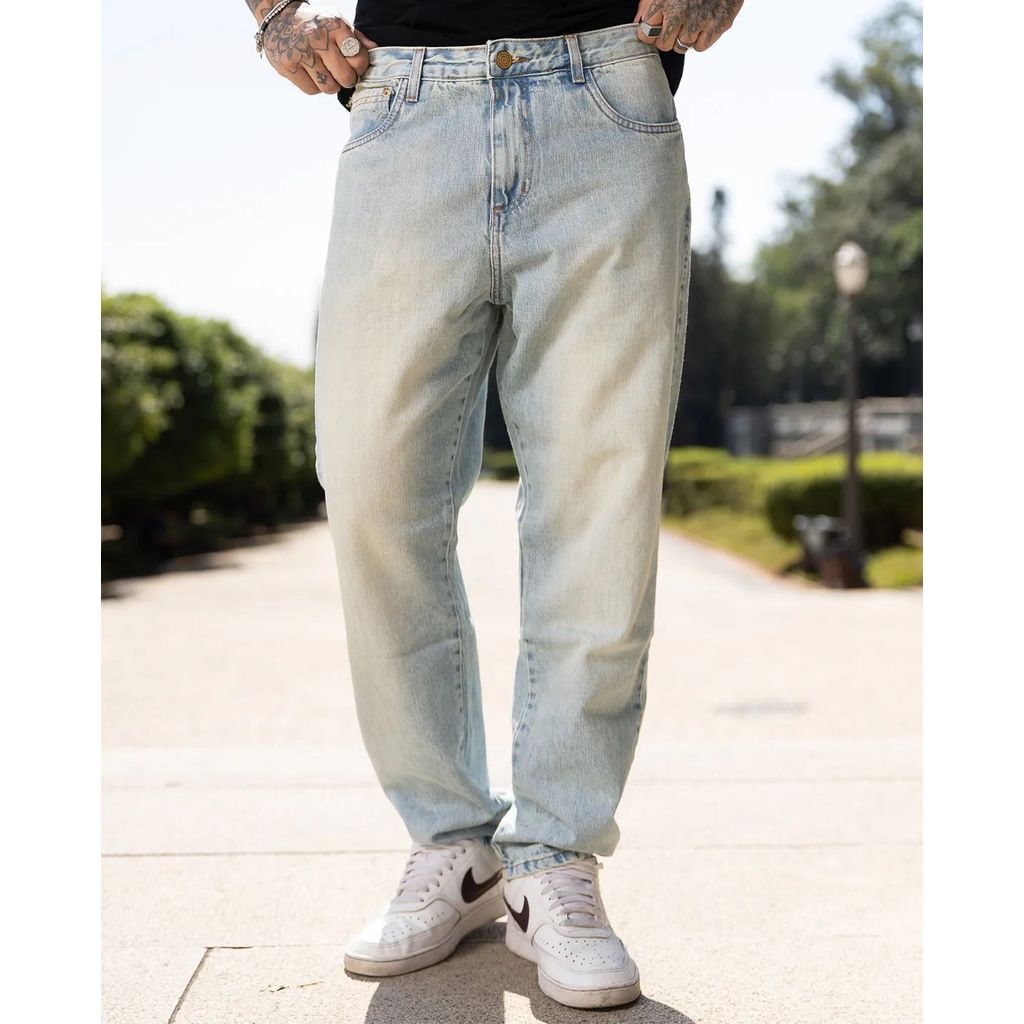 CALÇA JEANS RETA MASCULINA 25278 SUJINHA CLARA
