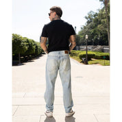 CALÇA JEANS RETA MASCULINA 25278 SUJINHA CLARA
