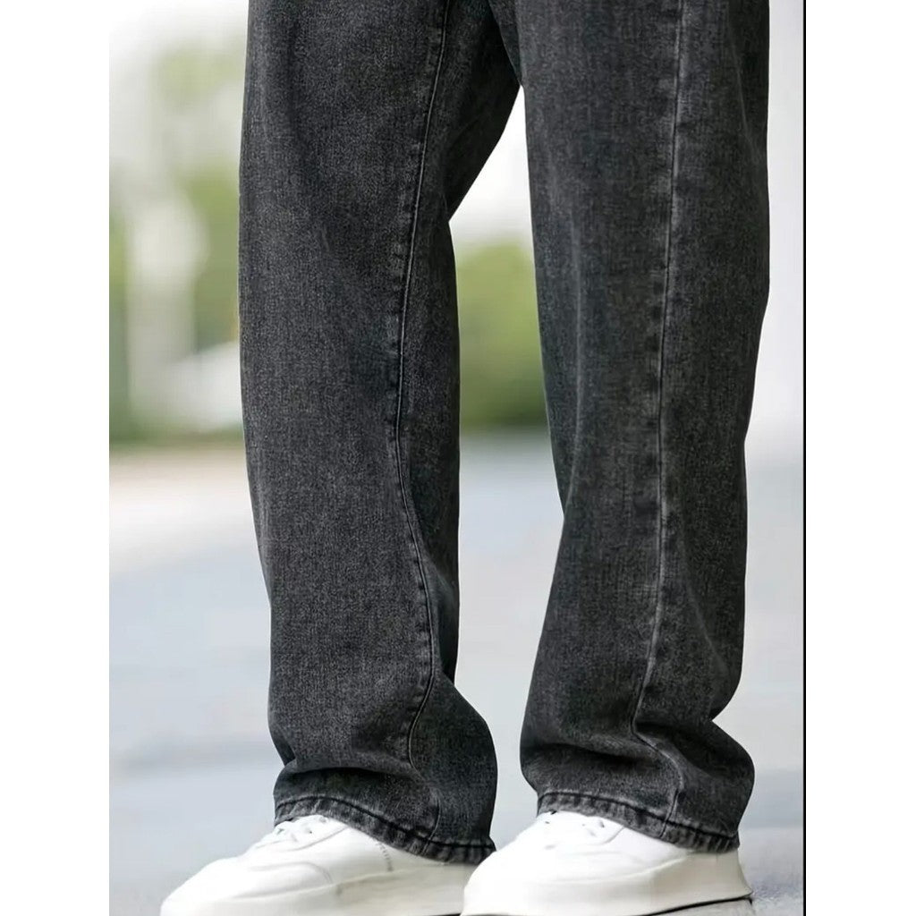 Calça Denim Baggy Masculina Balão Larga Carpenter Tecido Premium Dazzling