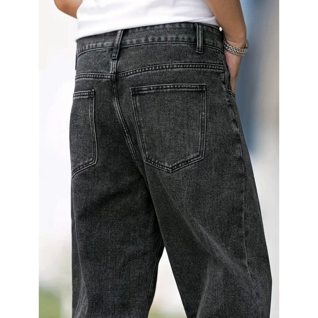 Calça Denim Baggy Masculina Balão Larga Carpenter Tecido Premium Dazzling