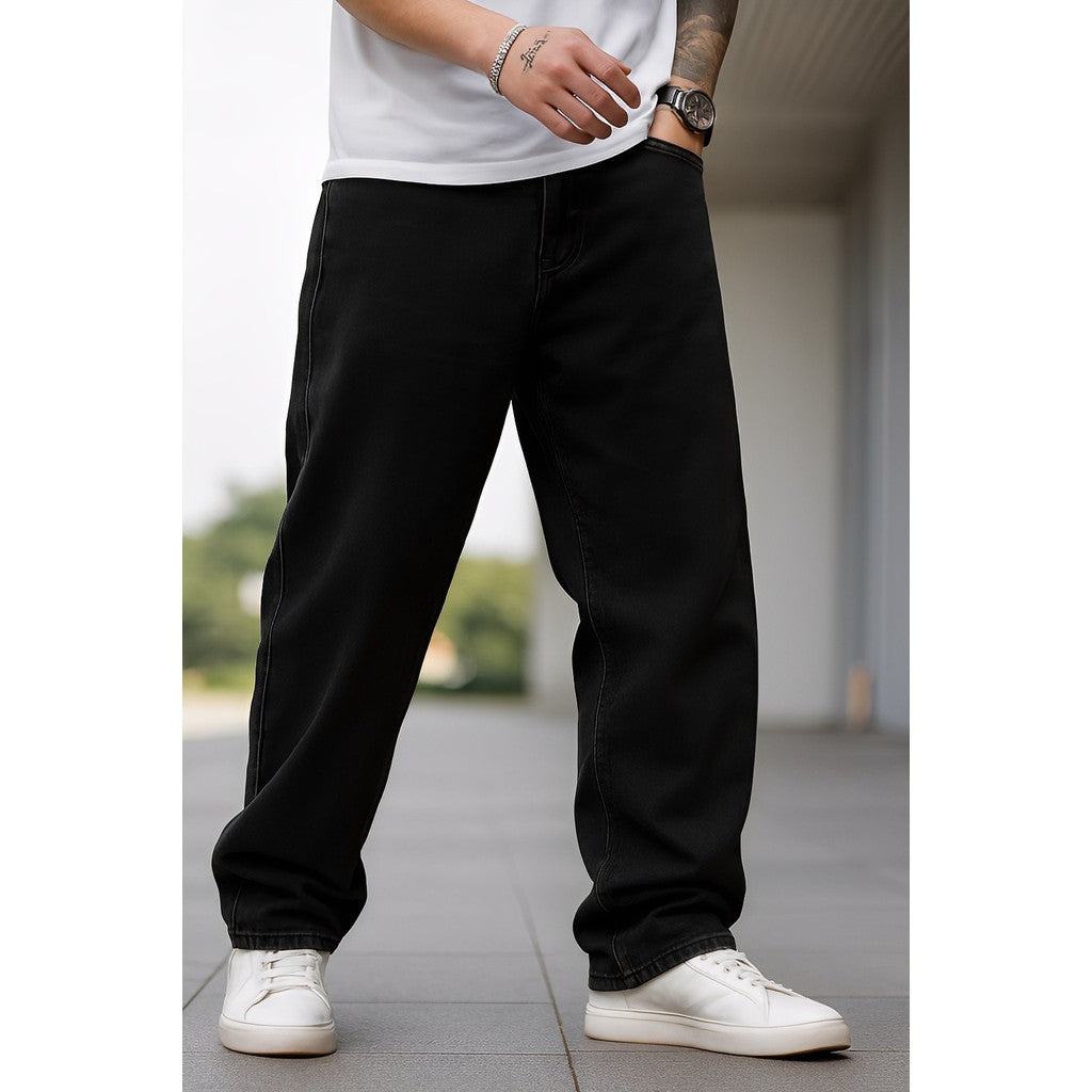 Calça Denim Baggy Masculina Balão Larga Carpenter Tecido Premium Dazzling